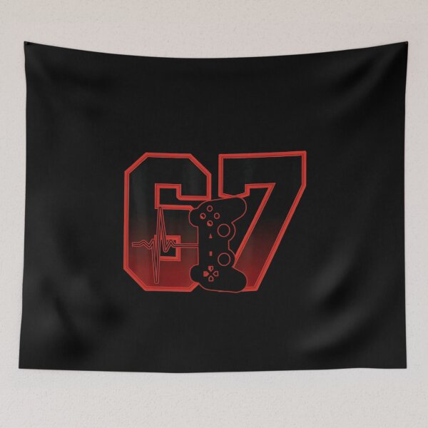 Item preview, Dark Gamer 67 Six Seven Heartbeat Controller Design designed and sold by LashondaGreen89.
