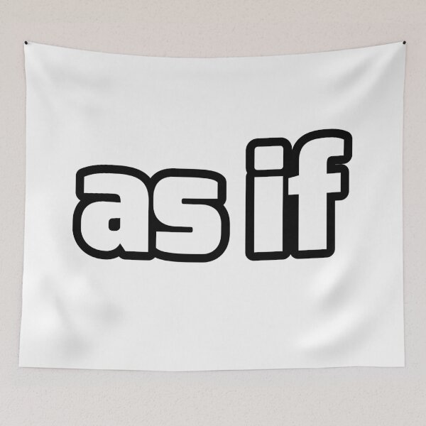 Item preview, as if, Outline Bold designed and sold by Memes N Lore .