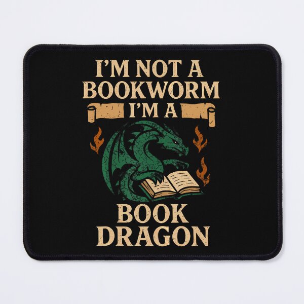 Item preview, Book Dragon Reading Monster Funny Reading Book Lover designed and sold by elihletoriong.