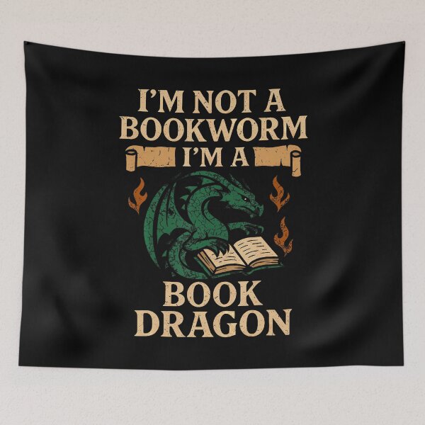 Item preview, Book Dragon Reading Monster Funny Reading Book Lover designed and sold by elihletoriong.
