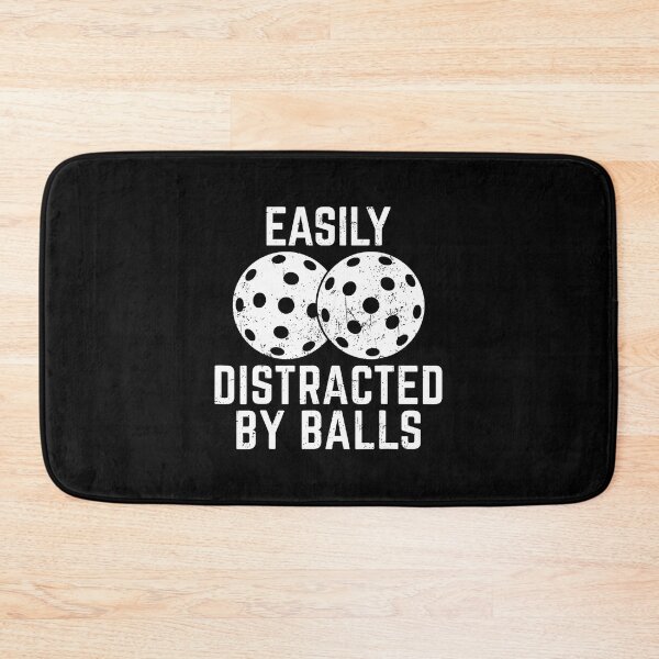 Item preview, Easily Distracted By Balls Funny Pickleball Lover Paddleball designed and sold by pfanodlnazb.