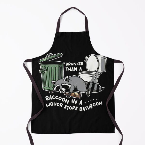 Item preview, Drunk Raccoon in A Liquor Store Bathroom designed and sold by ritaroach.