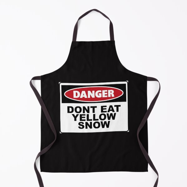 Item preview, Funny Don’t Eat Yellow Snow Sticker – Classic Humor Quote Decal designed and sold by Snow N Surf Rider Society.