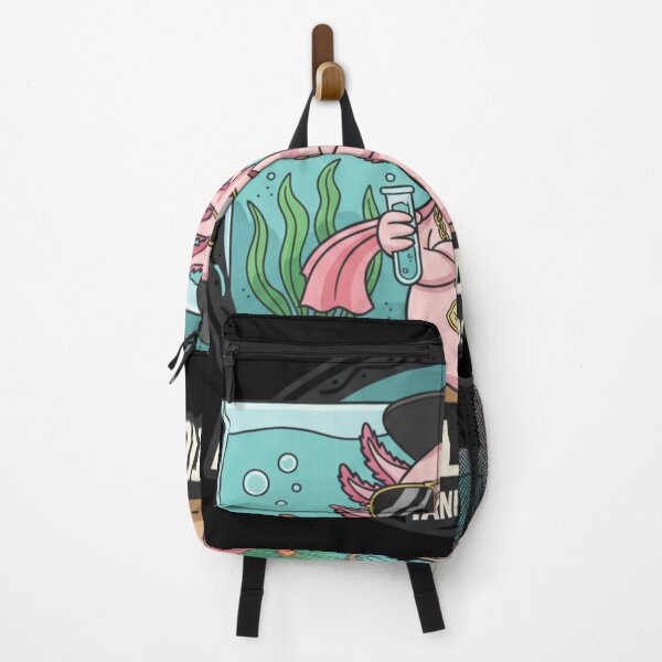 Item preview, Cool Axolotl Tank Boss - Funny Aquarium Hobbyist Flat Vector Design designed and sold by BlissHalo.