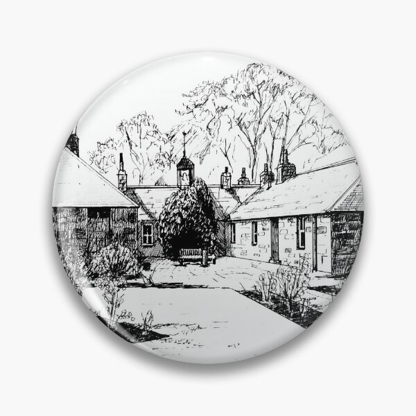 Item preview, Houses of Old Aberdeen pen and ink drawing designed and sold by Grahamgc.