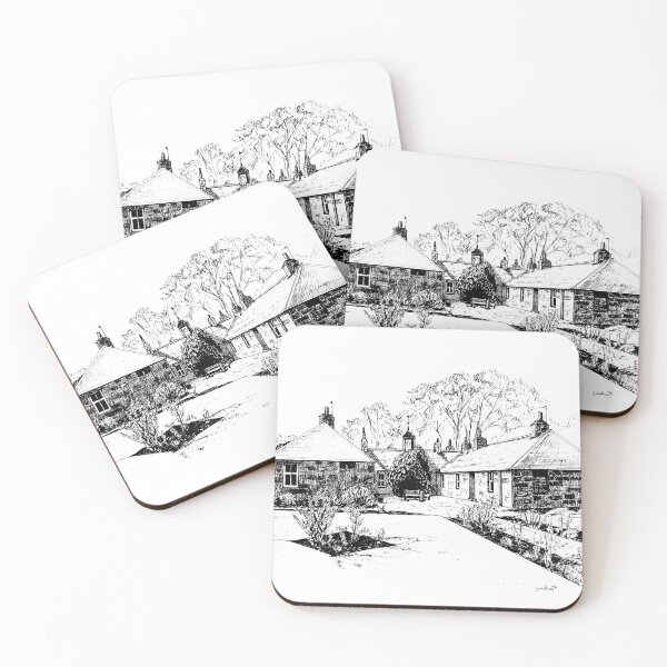 Item preview, Houses of Old Aberdeen pen and ink drawing designed and sold by Grahamgc.