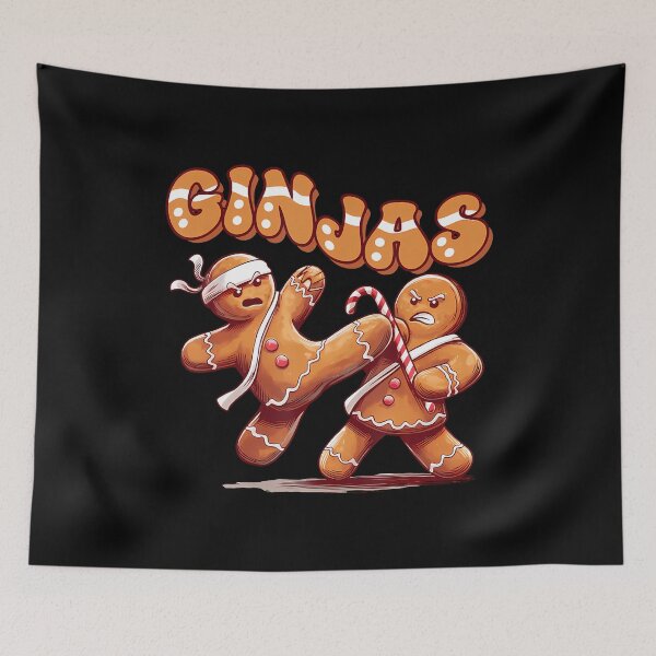 Item preview, Funny Ginjas Gingerbread Ninjas For Youth Kid Girls Boys designed and sold by elihletoriong.