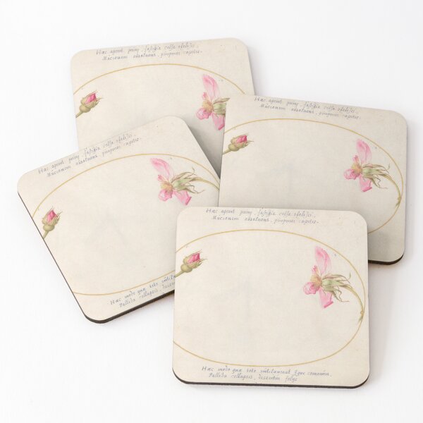 Item preview, circle of a rosebud and a rose designed and sold by samleigal.