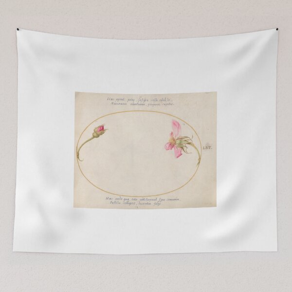 Item preview, circle of a rosebud and a rose designed and sold by samleigal.
