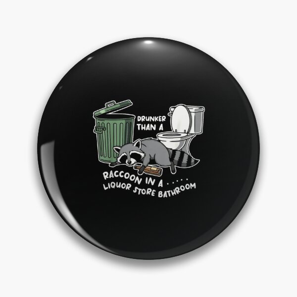 Item preview, Drunk Raccoon in A Liquor Store Bathroom designed and sold by berthawalden.