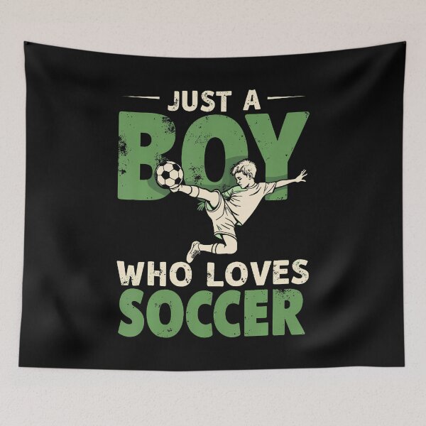 Item preview, Just A Boy Who Loves Soccer Boys Soccer Player designed and sold by elihletoriong.