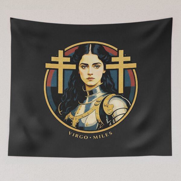 Item preview, Virgo • Miles — Joan of Arc Emblem designed and sold by Sanctum Icons.