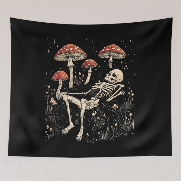 Item preview, Goblincore Cottagecore Skeleton Mushroom Color designed and sold by elihletoriong.