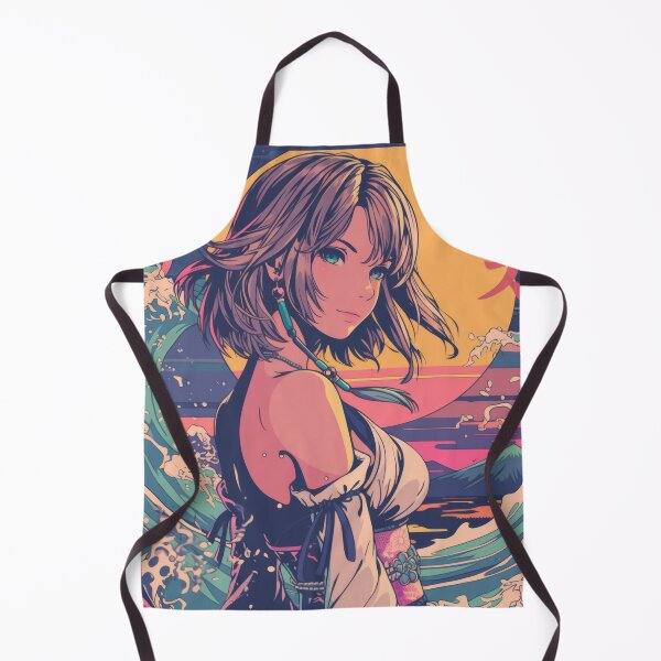 Item preview, Yuna Battle Priest designed and sold by AnimeArsenalPrints.