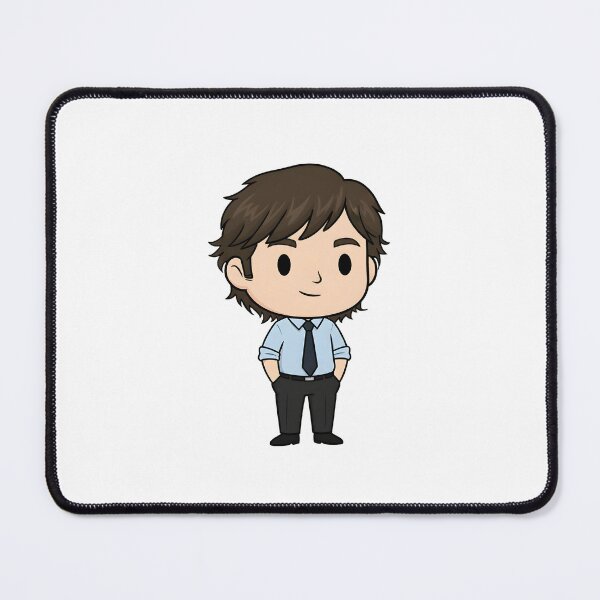 Item preview, Jim Halpert Chibi Illustration - Dunder Mifflin Paper Salesman Art designed and sold by Greemo03.