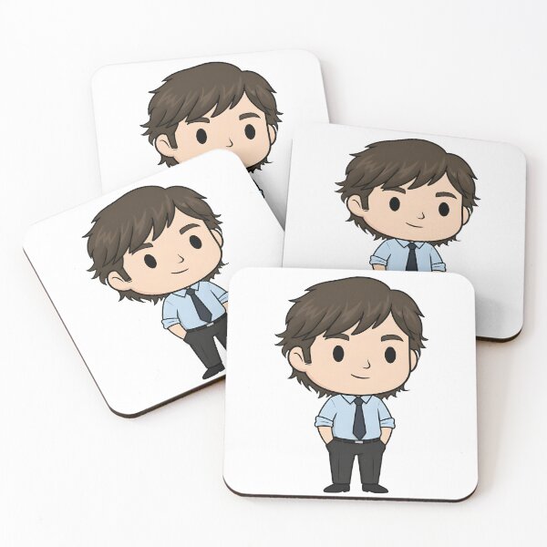 Item preview, Jim Halpert Chibi Illustration - Dunder Mifflin Paper Salesman Art designed and sold by Greemo03.