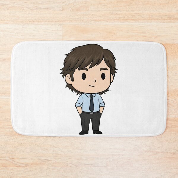 Item preview, Jim Halpert Chibi Illustration - Dunder Mifflin Paper Salesman Art designed and sold by Greemo03.