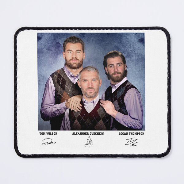 Item preview, Alexander Ovechkin Tom Wilson Logan Thompson Hockey designed and sold by RebeccaLittlee.