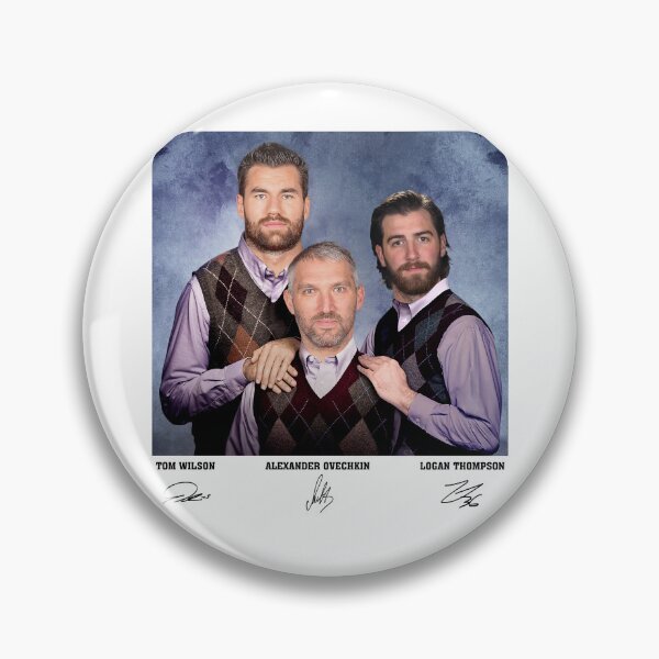 Item preview, Alexander Ovechkin Tom Wilson Logan Thompson Hockey designed and sold by RebeccaLittlee.