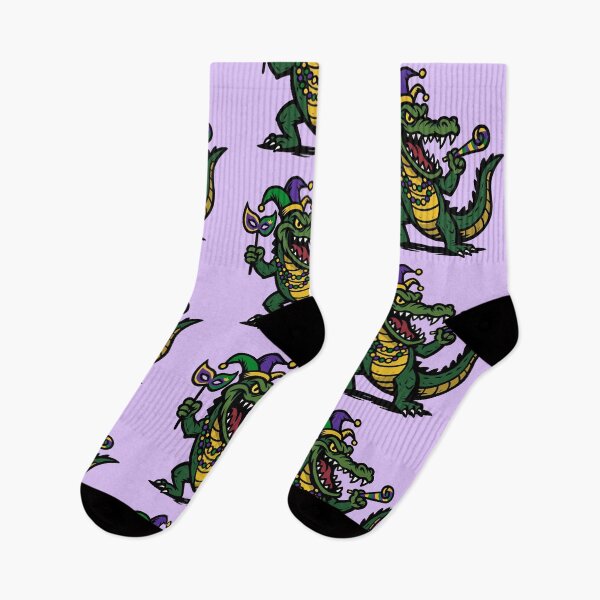 Item preview, Mardi Gras Alligator with Noise Maker designed and sold by Ghost on Toast.