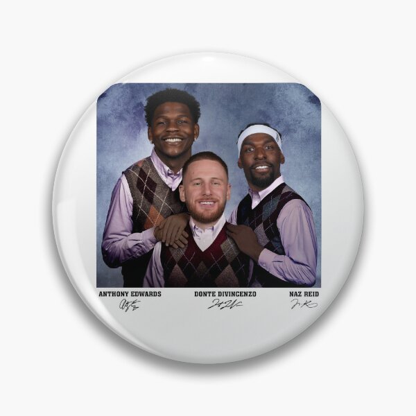 Item preview, Anthony Edwards Donte DiVincenzo Naz Reid Basketball  designed and sold by RebeccaLittlee.