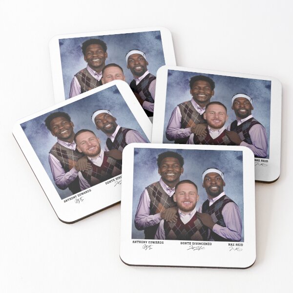 Item preview, Anthony Edwards Donte DiVincenzo Naz Reid Basketball  designed and sold by RebeccaLittlee.