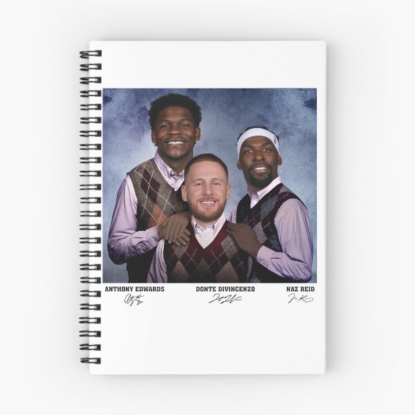 Item preview, Anthony Edwards Donte DiVincenzo Naz Reid Basketball  designed and sold by RebeccaLittlee.