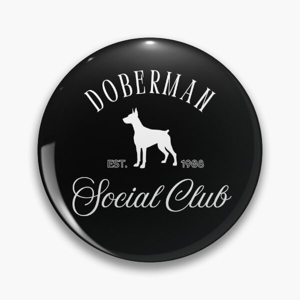 Item preview, Doberman Social Club – Doberman Pinscher Dog Lover Gift designed and sold by TheFlannelDog.