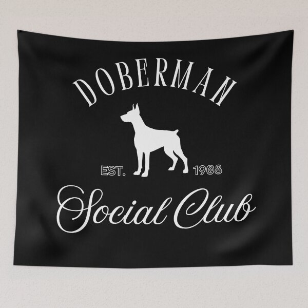 Item preview, Doberman Social Club – Doberman Pinscher Dog Lover Gift designed and sold by TheFlannelDog.