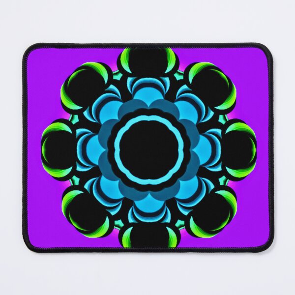 Item preview, Flower-Like Abstract Design with a Purple Background ~ 1.2.26.2 designed and sold by ArtByLeanie123.