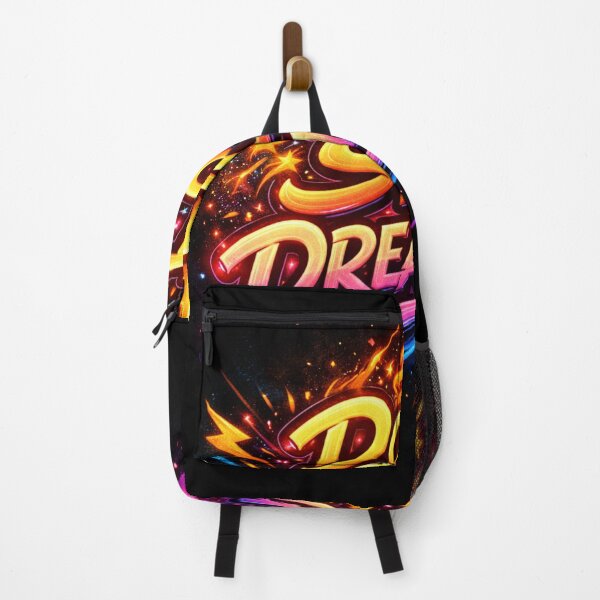 Item preview, Don’t Stop Dreaming – Motivational Colorful Typography Fire Style designed and sold by NomadUSArt.
