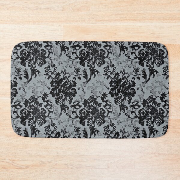 Item preview, Black and grey floral lace designed and sold by FatBirdie.