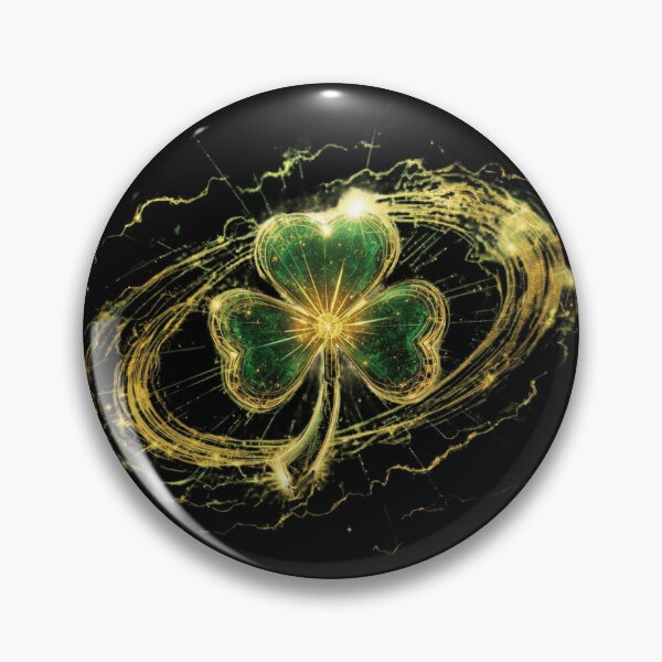 Item preview, When Luck Strikes – Shamrock Lightning St Patrick’s Day Art designed and sold by YourTrendyTees.