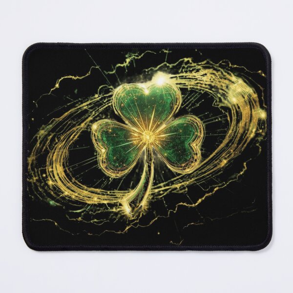 Item preview, When Luck Strikes – Shamrock Lightning St Patrick’s Day Art designed and sold by YourTrendyTees.