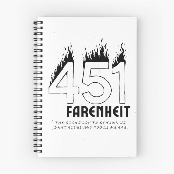 Item preview, 'Farenheit 451' by Ray Bradbury designed and sold by Filologica.