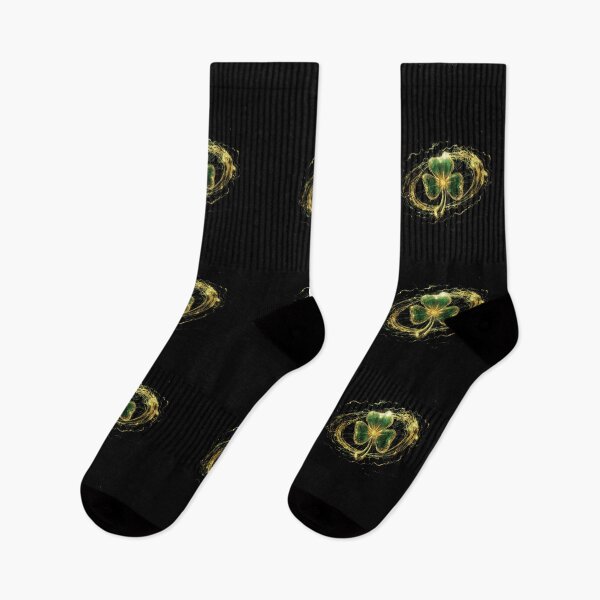 Item preview, When Luck Strikes – Shamrock Lightning St Patrick’s Day Art designed and sold by YourTrendyTees.