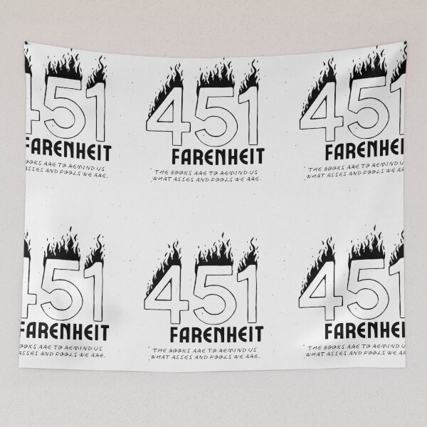 Item preview, 'Farenheit 451' by Ray Bradbury designed and sold by Filologica.