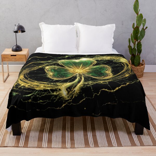 Item preview, When Luck Strikes – Shamrock Lightning St Patrick’s Day Art designed and sold by YourTrendyTees.