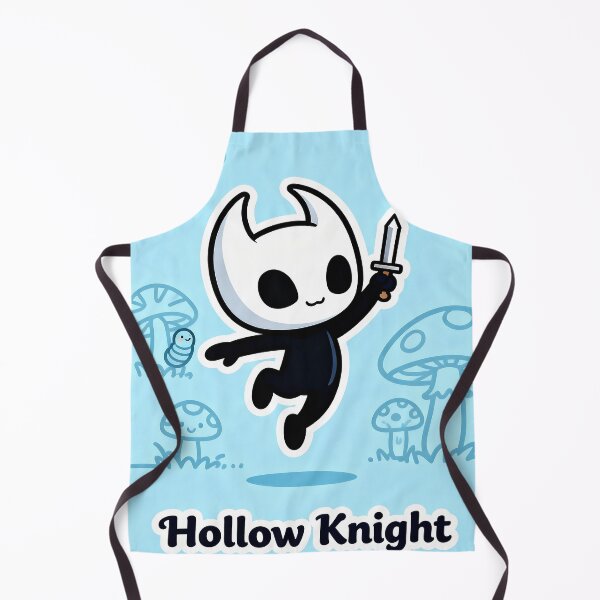 Item preview, Cute Chibi Hollow Knight - Kawaii Knight with Grub and Mushrooms designed and sold by iwzzuel.