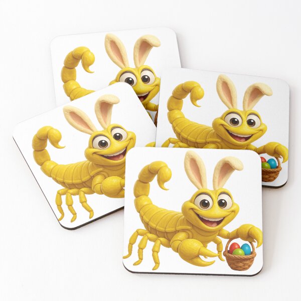 Item preview, Easter Yellow Fat-Tailed Scorpion designed and sold by Sillytoe.