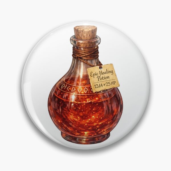 Item preview, Epic Healing Potion – Fantasy RPG Alchemy Sticker designed and sold by AlcheArtsStudio.