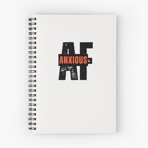 Item preview, Anxious AF | Mental Health Humour designed and sold by Doart76.