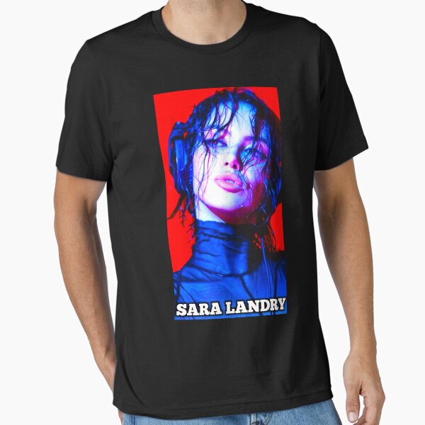 SARA LANDRY サラランドリー　Tシャツ　サイズL テクノ　DJ　古着 Sara Landry Hard Techno DJ Rave Essentials