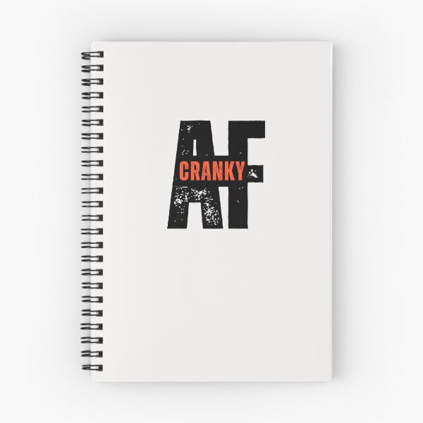 Item preview, Cranky AF | Relatable Mental Health Humour designed and sold by Doart76.