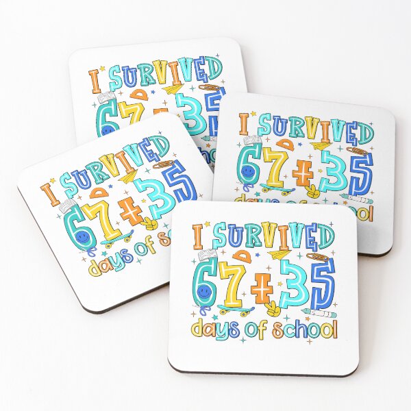 Item preview, Checkered 100 Days of School designed and sold by Sylwesterorliko.