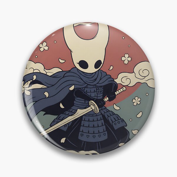 Item preview, Hollow Knight Samurai - Japanese Ukiyo-e Style Great Wave Art designed and sold by iwzzuel.