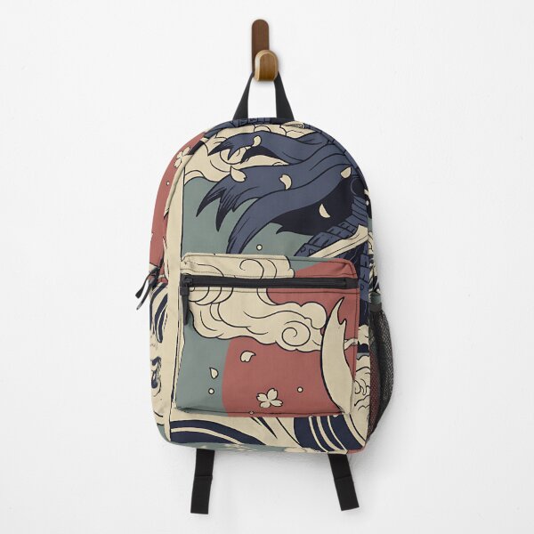 Item preview, Hollow Knight Samurai - Japanese Ukiyo-e Style Great Wave Art designed and sold by iwzzuel.