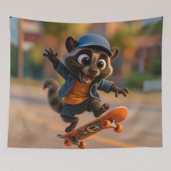 Item preview, Skater Malayan Civet designed and sold by Sillytoe.