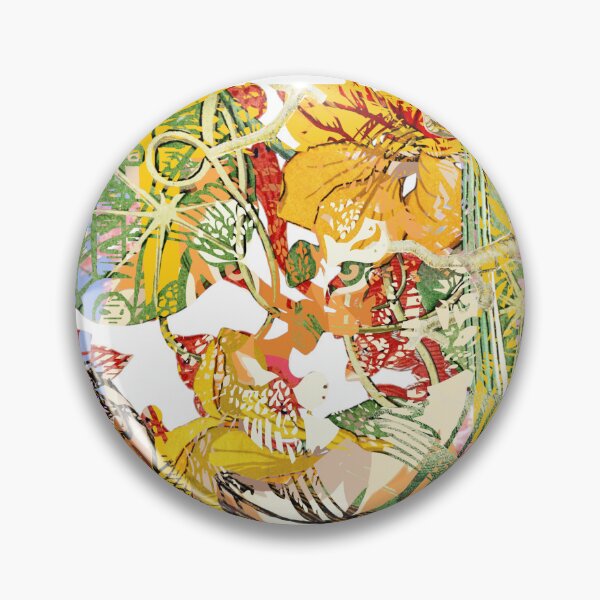 Item preview, Detailed flower and bird collage with text designed and sold by Swan and Raven Studio.