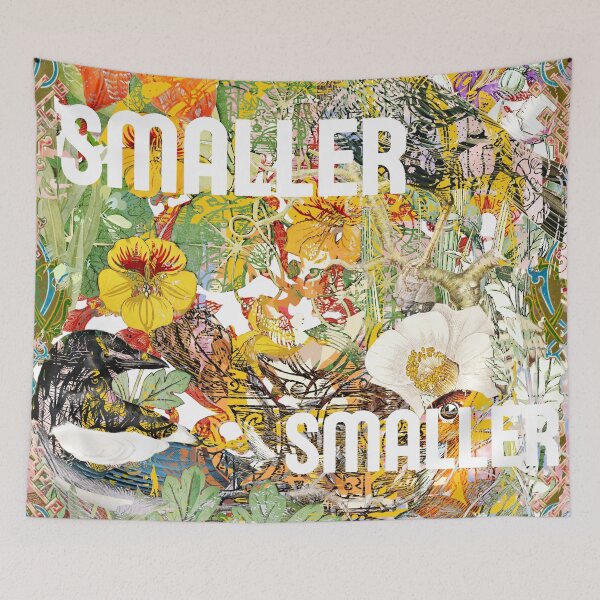 Item preview, Detailed flower and bird collage with text designed and sold by Swan and Raven Studio.